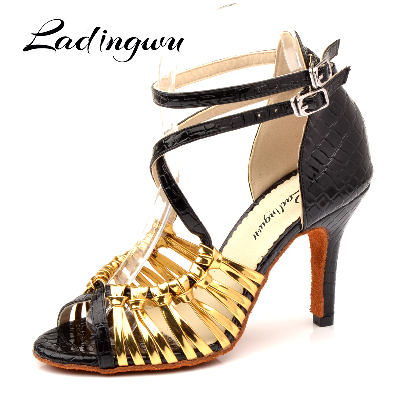Women'S Shoes Z - Ladingwu Sepatu Dansa Wanita Tekstur Buaya