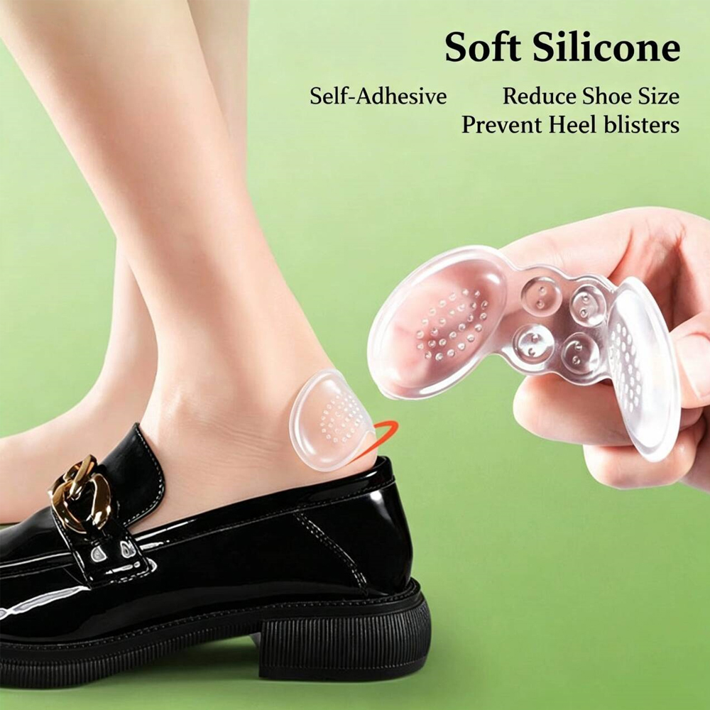 6 buah Pelindung Tumit Gel unt - Women Shoes For Big Feet ulasan dan harga