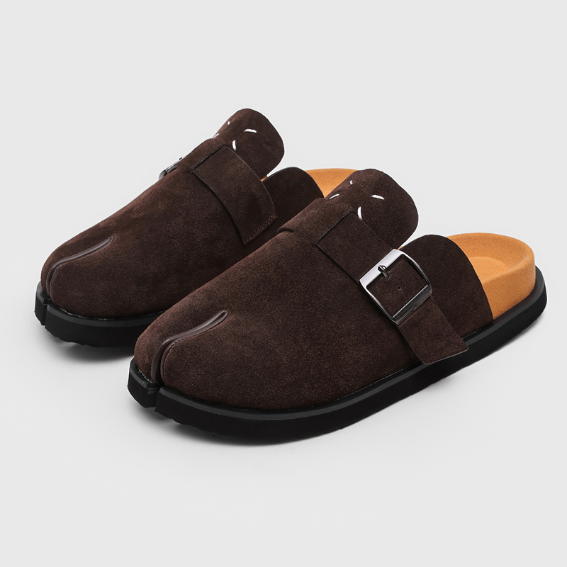 Sepatu Mule Pria Model Split-t - Slip On Mule Flat ulasan dan harga