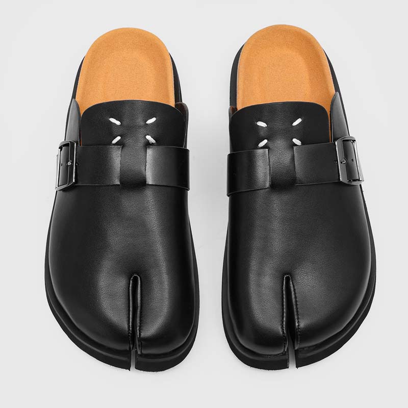 Sepatu Mule Pria Model Split-t - Slip On Mule Flat ulasan dan harga