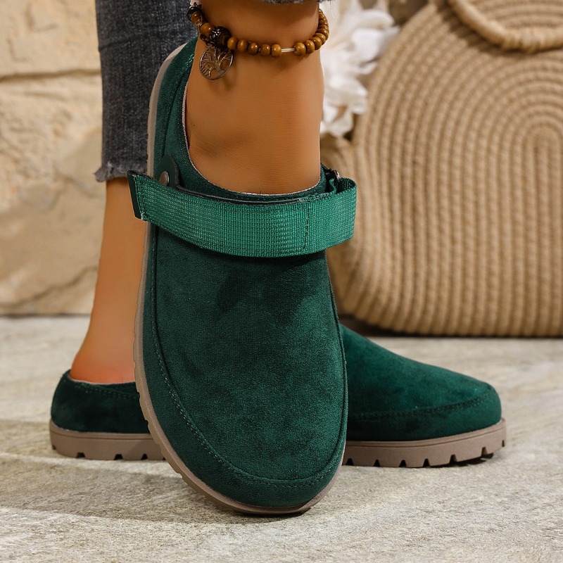Sepatu Wanita Suede Mules Mult - Slip On Mule Flat ulasan dan harga