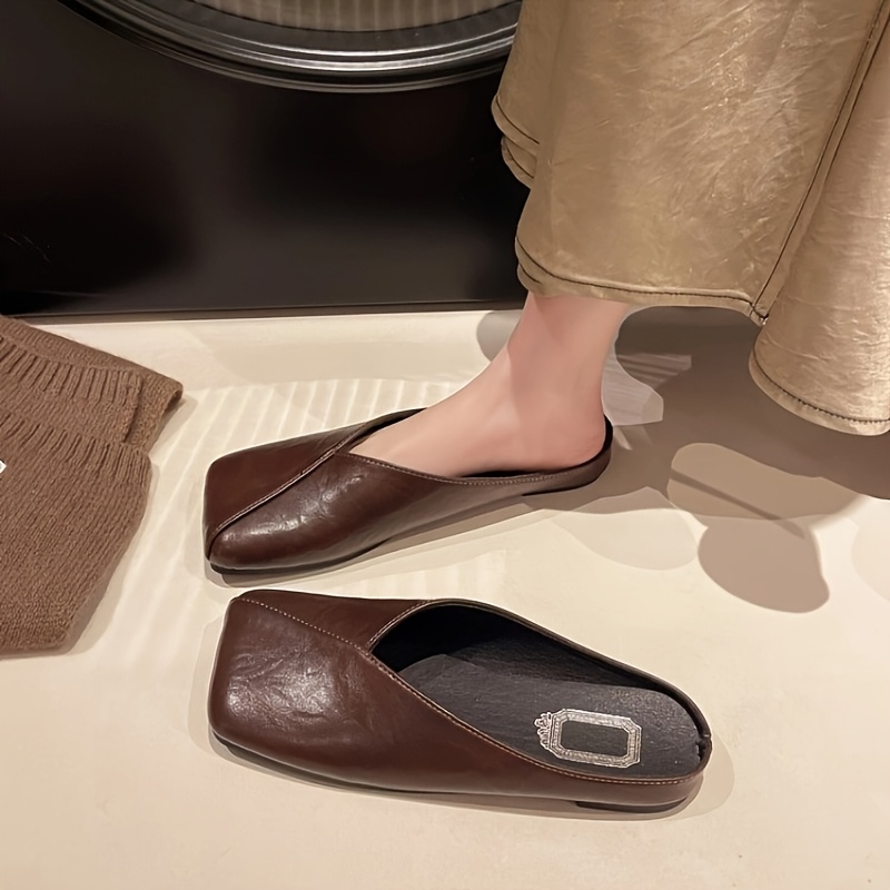 Sandal Selop Wanita Musim Semi - Slip On Mule Flat ulasan dan harga