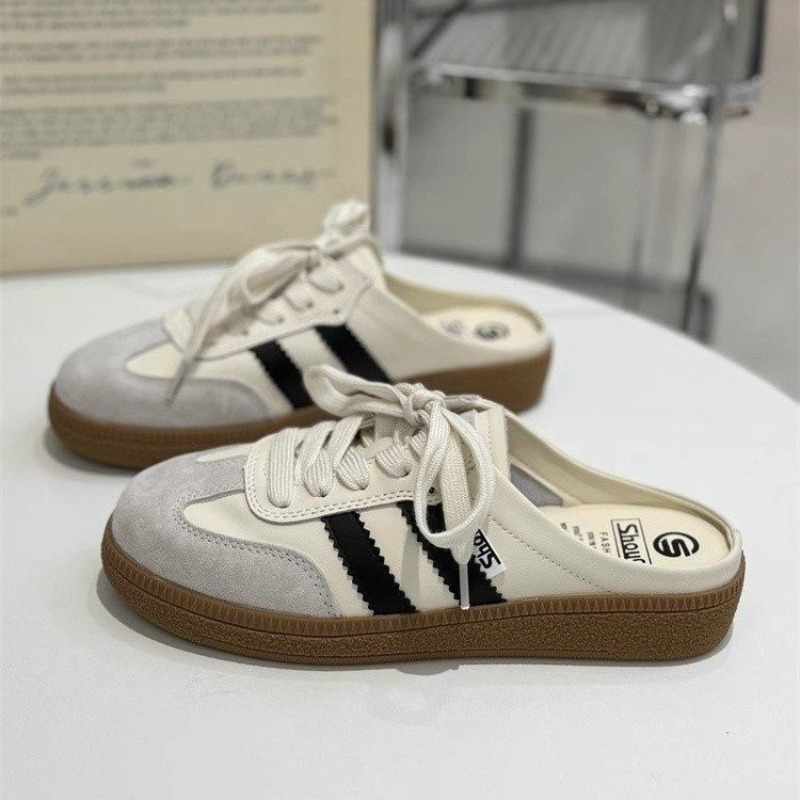 Sepatu Mules Wanita Sepatu Wan - Slip On Mule Flat ulasan dan harga
