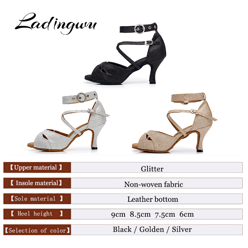 Ladingwu Latin Glitter Berlian - Women'S Shoes Z ulasan dan harga