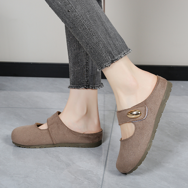 Gratis Ongkir Sepatu Wanita Su - Slip On Mule Flat ulasan dan harga