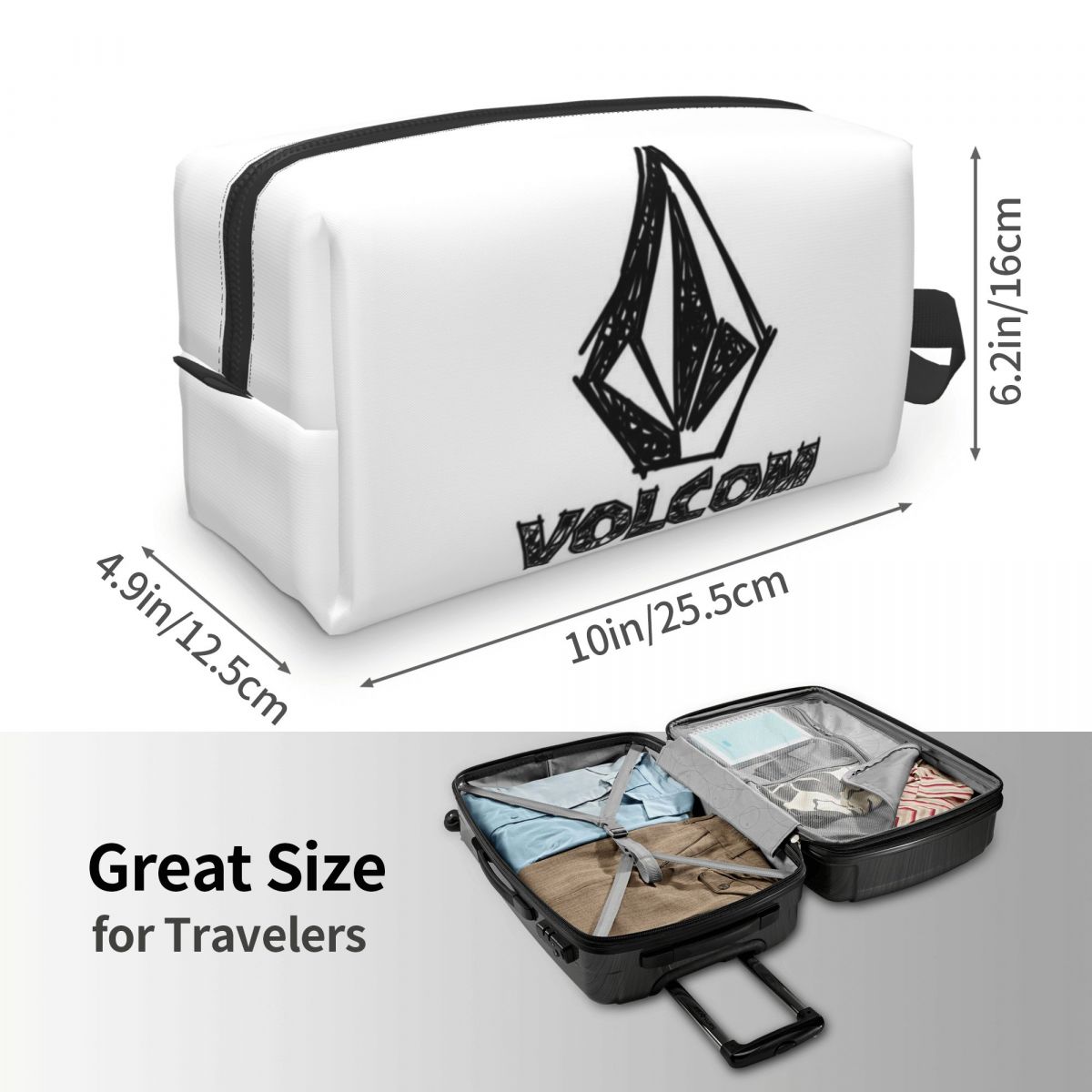 Tas Makeup Logo V-Volcom Organ - Women'S Shoes Louis Vuitton ulasan dan harga