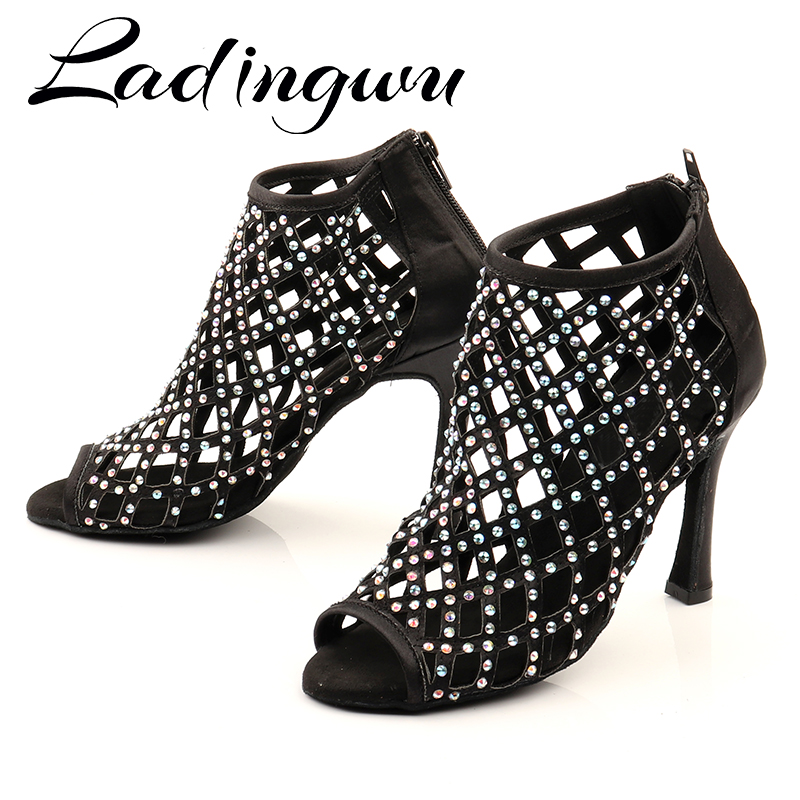 Ladingwu Hitam Tari Sepatu Wan - Women'S Shoes Z ulasan dan harga