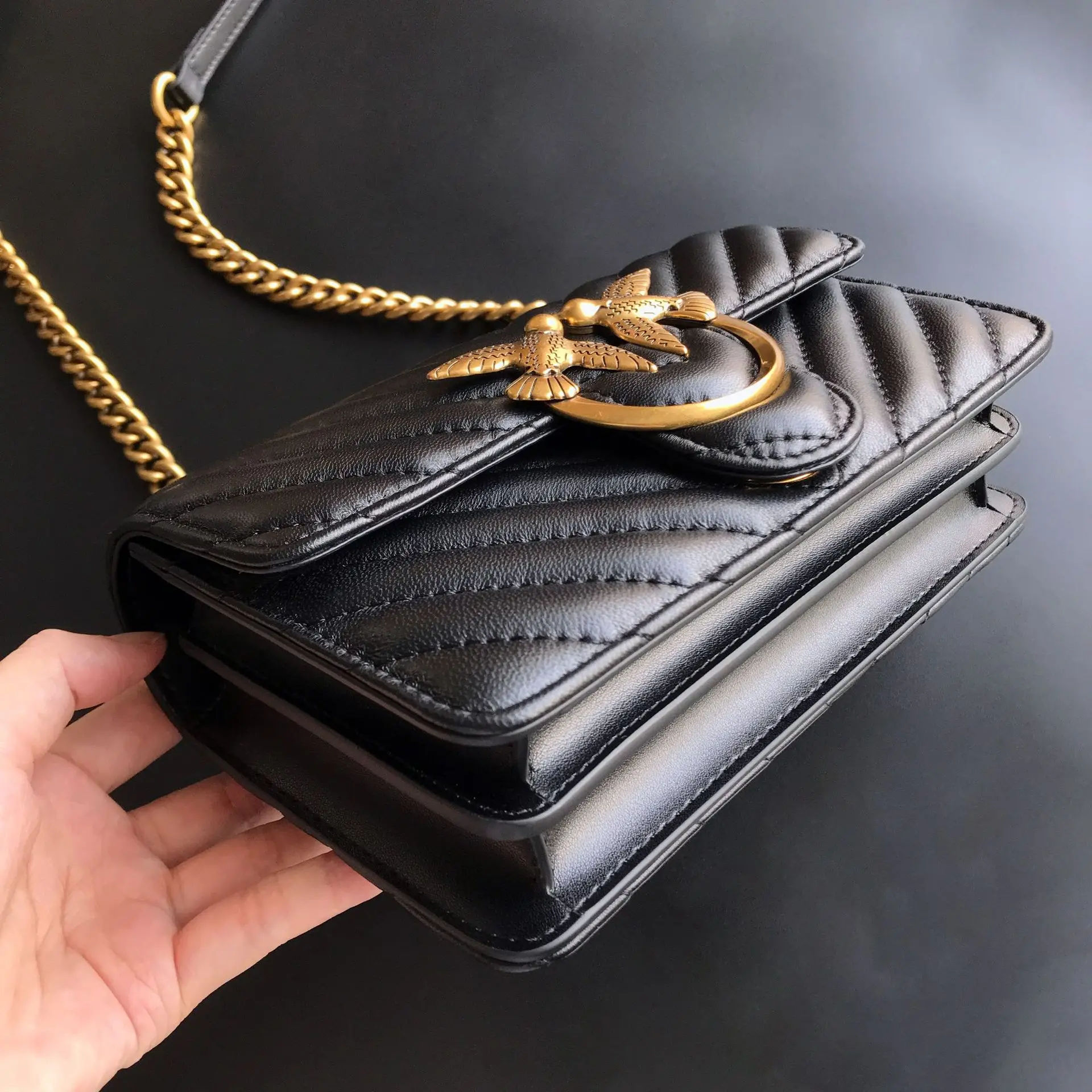Tas Selempang Kulit Asli Pinko - Women'S Shoes Louis Vuitton ulasan dan harga